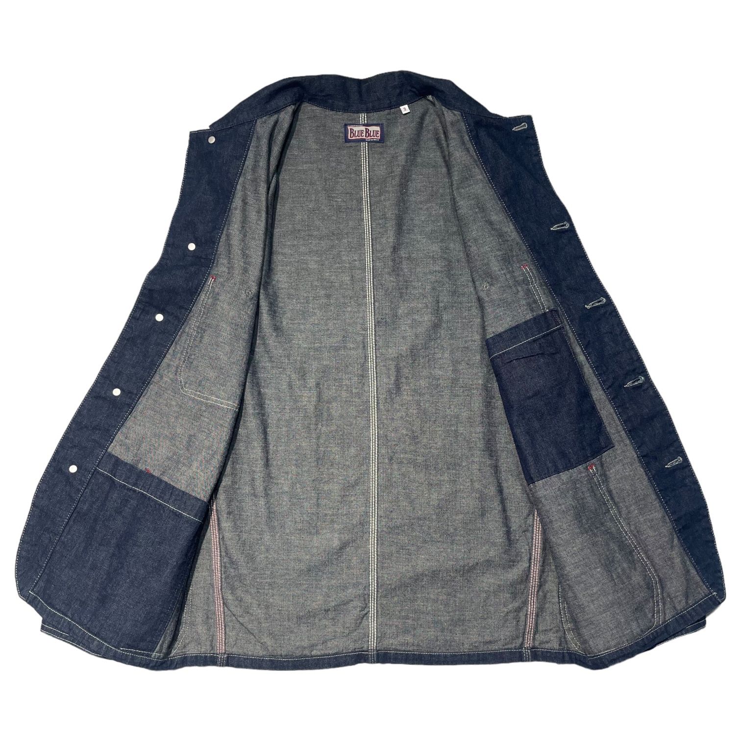 BLUE BLUE(ブルーブルー) denim coveralls デニム カバーオール 700059-993 2 インディゴ ジャケット