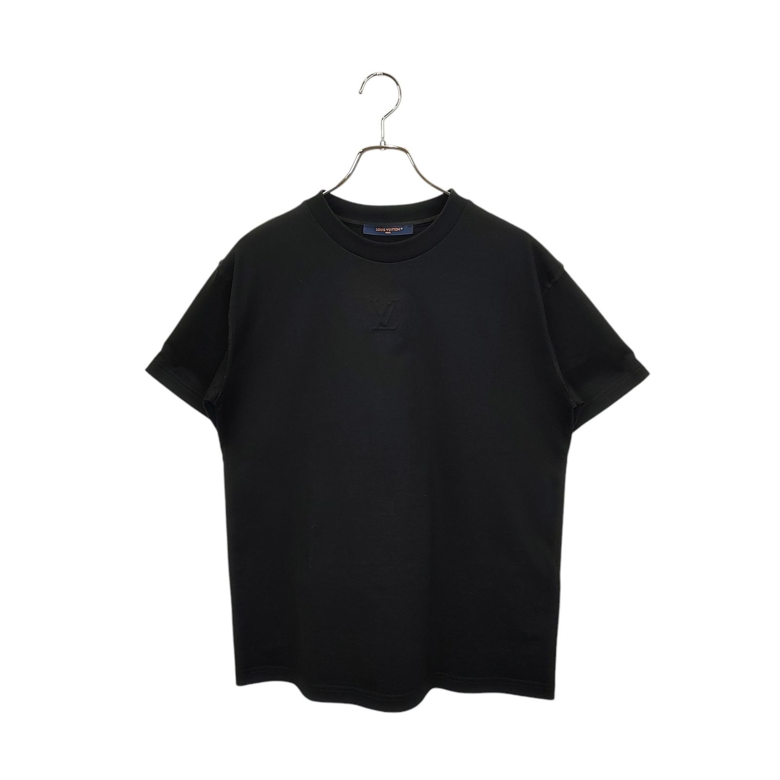 LOUIS VUITTON ルイ・ヴィトン エンボス LV 半袖 Tシャツ M ブラック 