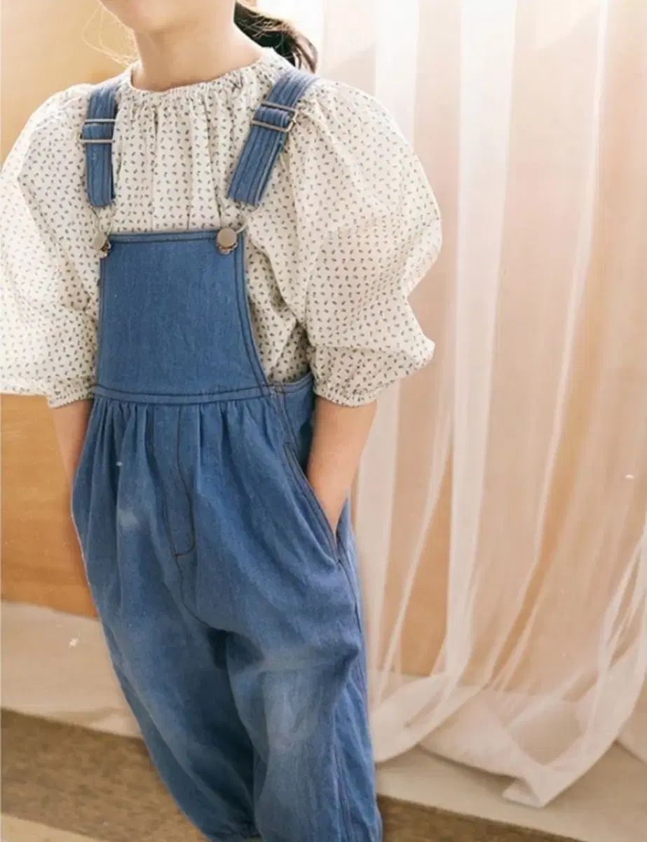 ビエン デニム オーバーオール m