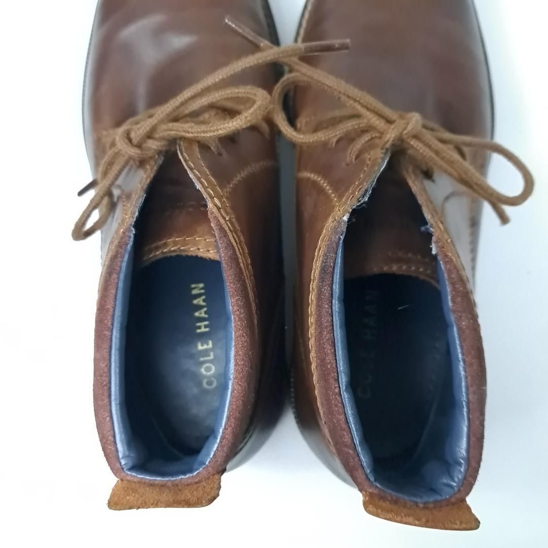 COLE HAAN チャッカブーツ レースアップ US7 ブラウン メンズ