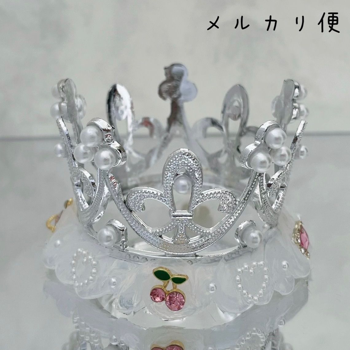84(】デコ ティアラ クラウン ふんだん セブチ カラット棒 ペンラ