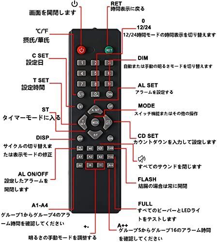 時計 デジタル 壁掛けデジタル時計 超大型led時計 掛け時計 デジタル