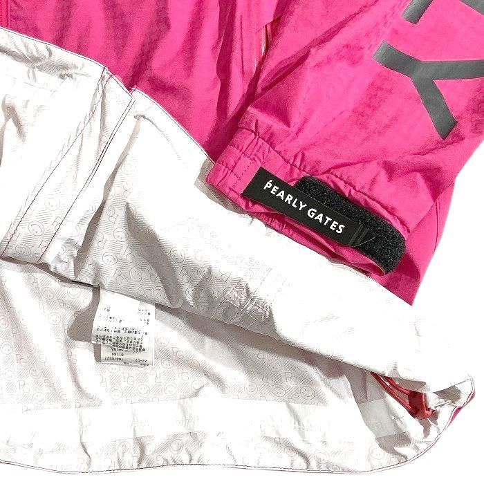 パーリーゲイツ ゴルフ 撥水×防風 Nyドビー シャドー千鳥柄 ストレッチ