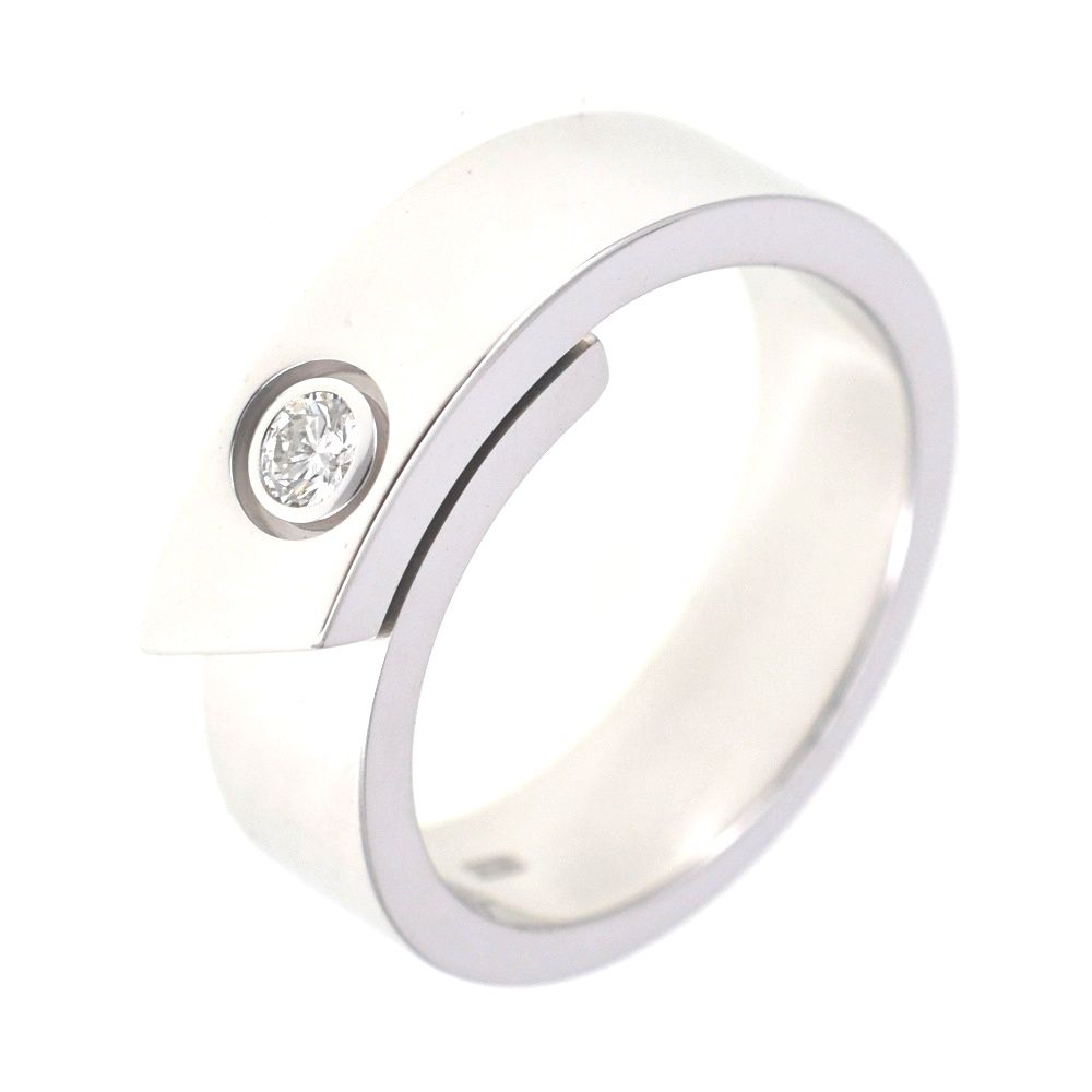 カルティエ CARTIER アニバーサリー リング サイズ53|JP13 K18WG 1P ダイヤモンド メンズ き S 139250