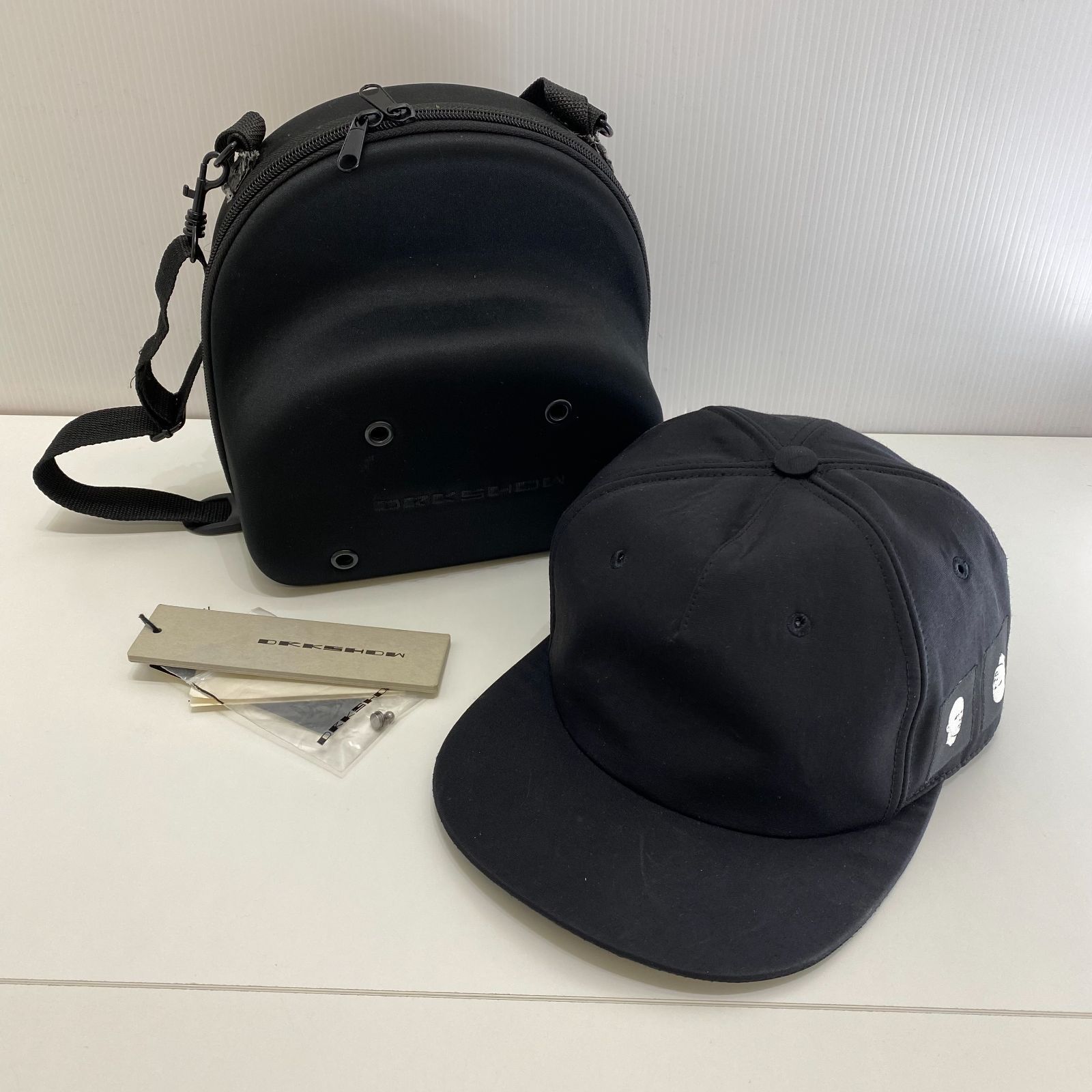 Rick Owens DRKSHDW キャップ DU18F7465 OS ブラック - メルカリ
