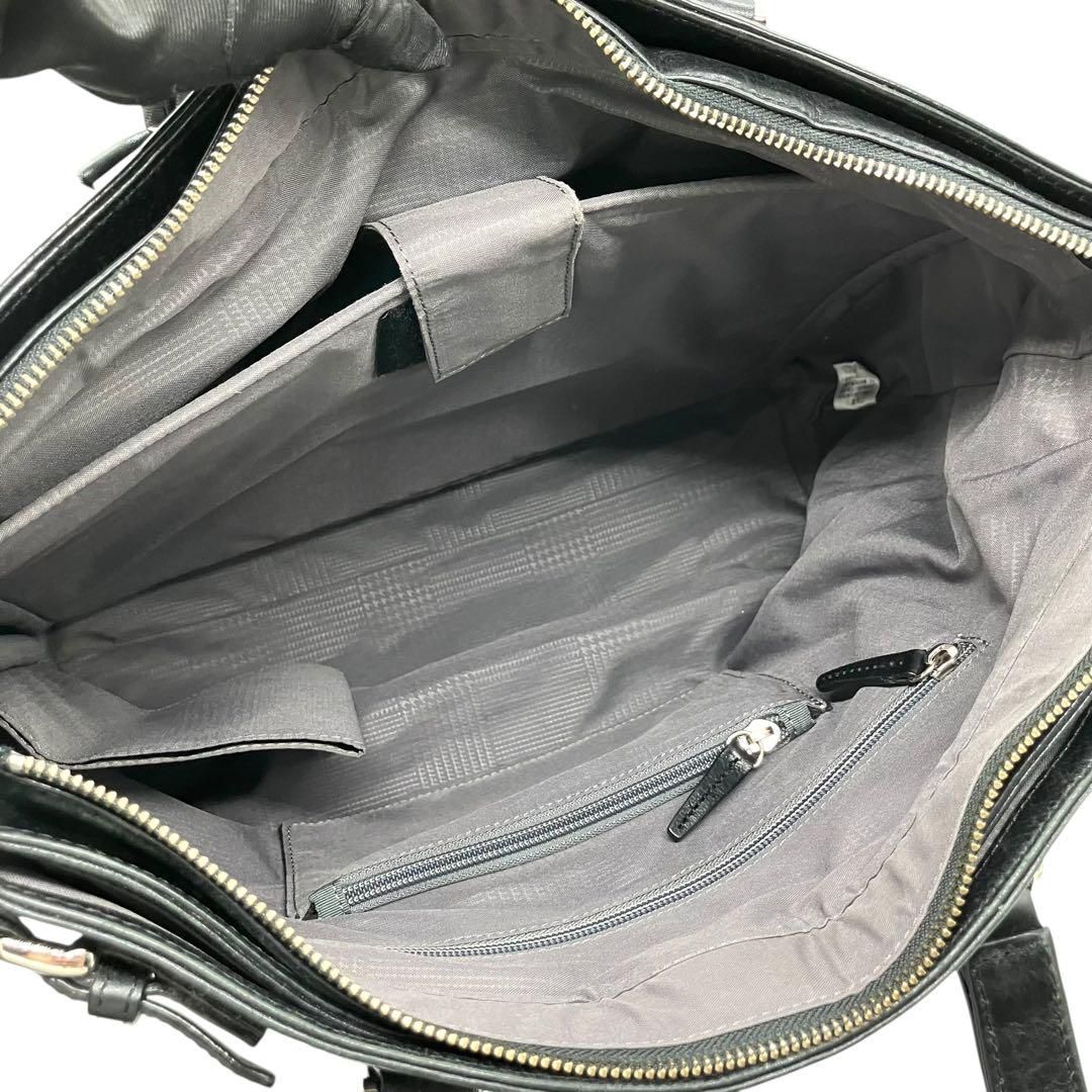 美品 2126 ultima TOKYO トートバッグ オールレザー A4 黒 美品 2126 ultima TOKYO トートバッグ オールレザー A4 黒