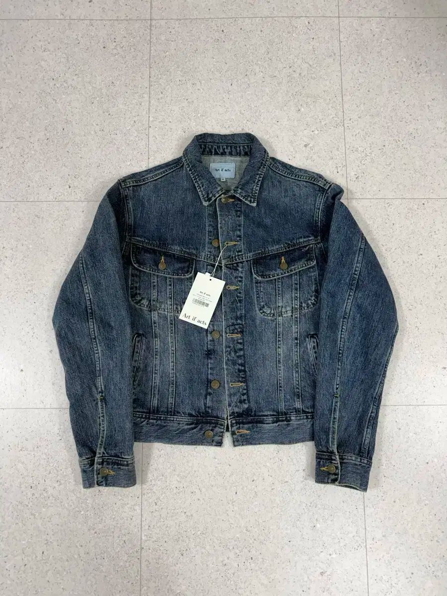 アート イフ アクツ デニム トラッカー ジャケット ライト Indigo M