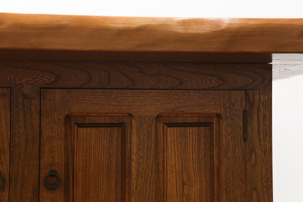 ☆事前問合せ必須☆ 囲炉裏テーブル 中古 美品 欅 ケヤキ材 伝統木芸士