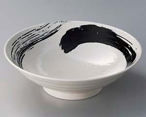 和食器 カ311 058 刷毛白8 0麺鉢