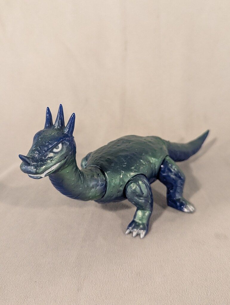 マーミット 世紀の大怪獣シリーズ/ビニパラベビー ミドロン 青成型