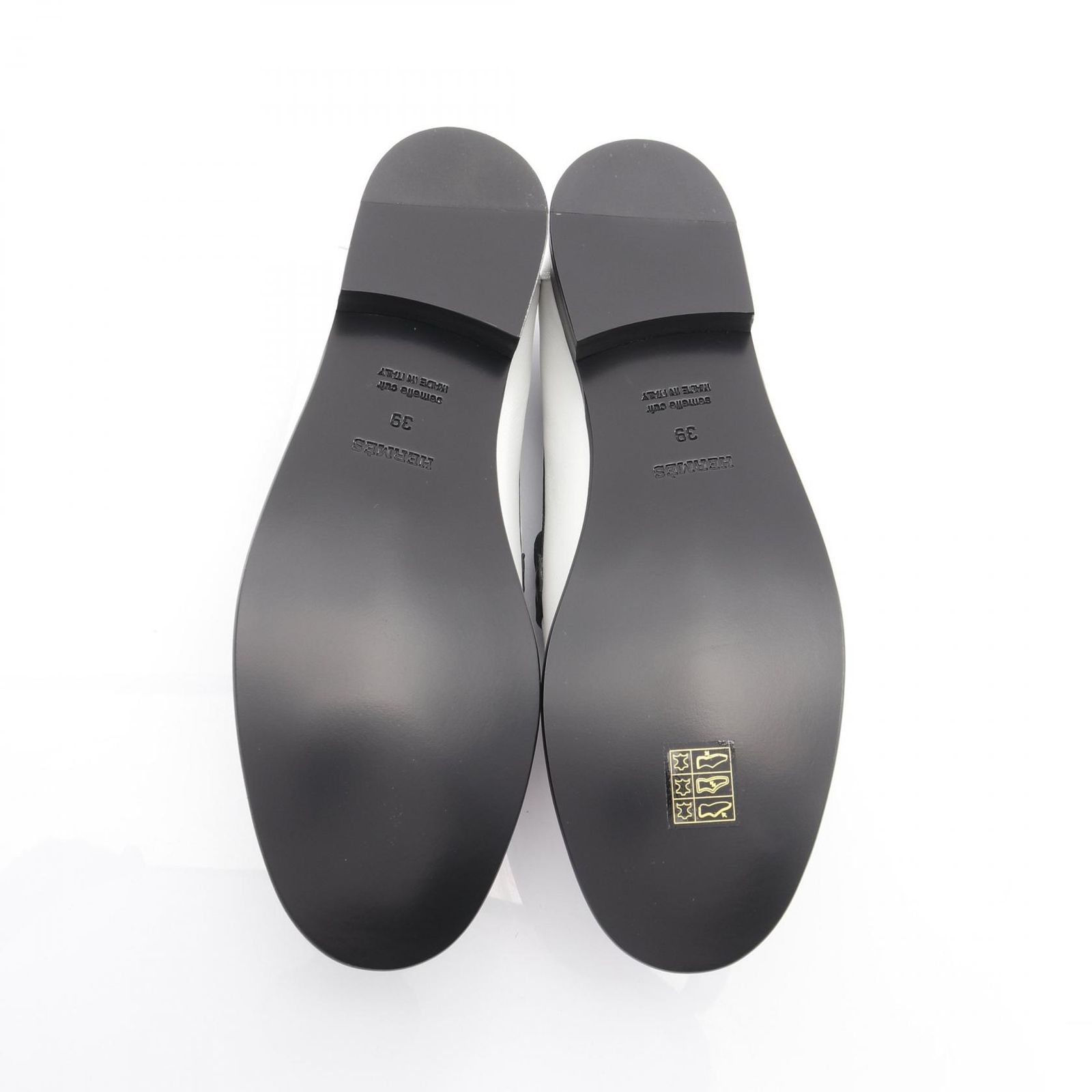 半額以下 エルメス HERMES モカシン デスタン レザー シューズ レディース 鮮明な