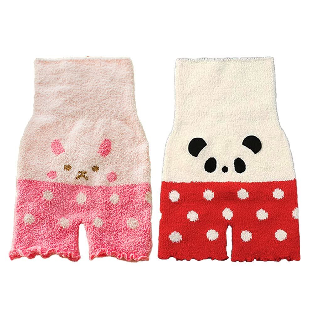 【新着商品】[Ｍａｃｓ] あったか ふわふわ もこもこパンツ レディース 毛糸のパンツ 2枚セット 腹巻き付き 冷え対策に