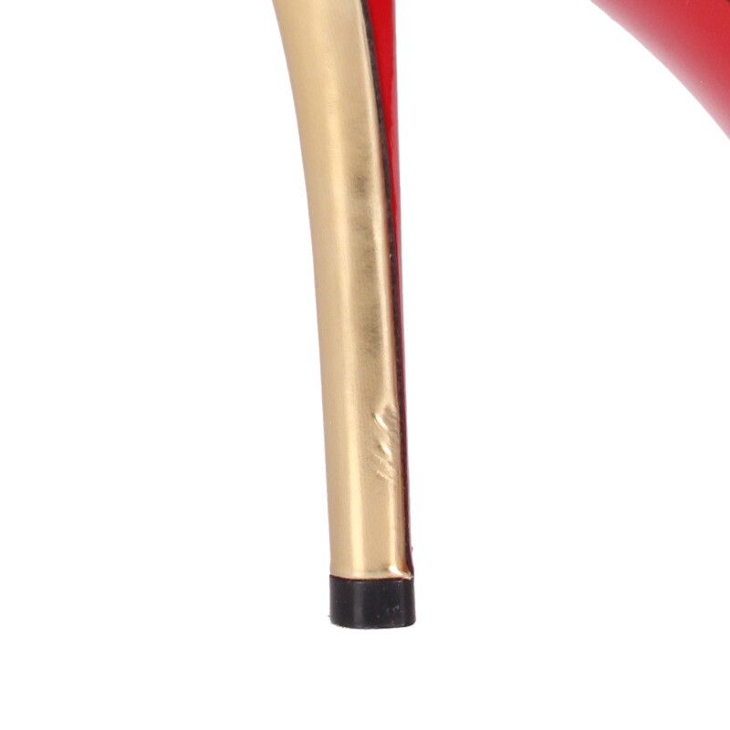 クリスチャンルブタン スタッズ装飾ポインテッドトゥスエードパンプス