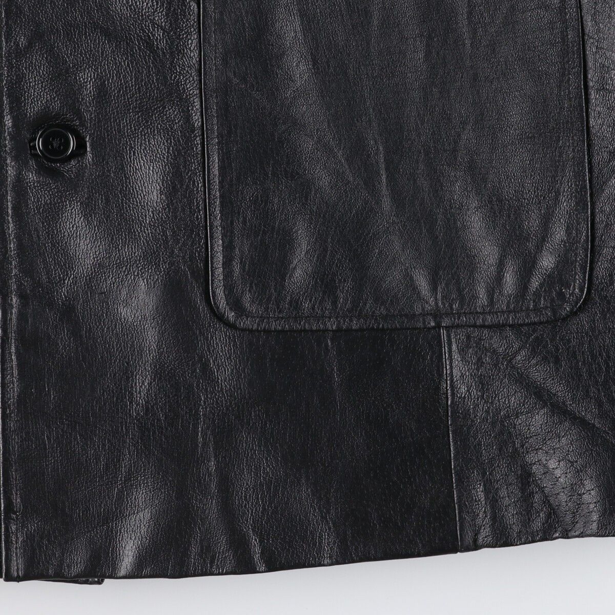 古着 CARIBOU CREEK レザーカーコート メンズM相当/eaa485852 - メルカリ 