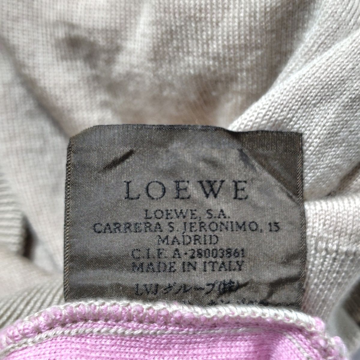 LOEWE 　MADRIO　ロエベ　カーディガン　カシミヤ混　ピンク　2サイズ 楽天市場】ロエベ カーディガンの通販