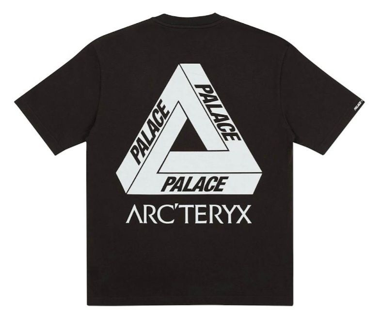 新品未使用☆PALACE×ARC'TERYX アークテリクス メンズ 黒  半袖シャツ BLACK  サイズ M