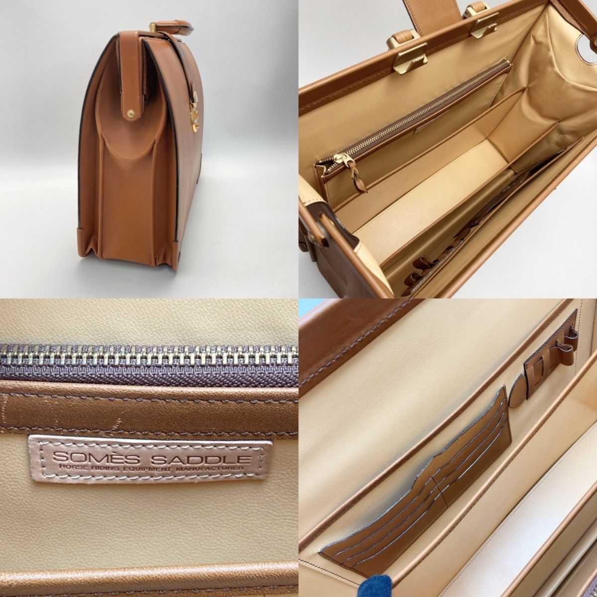 Somes Saddle ソメスサドル パッサージュ ダレスバッグ PG-31 ヘーゼル  