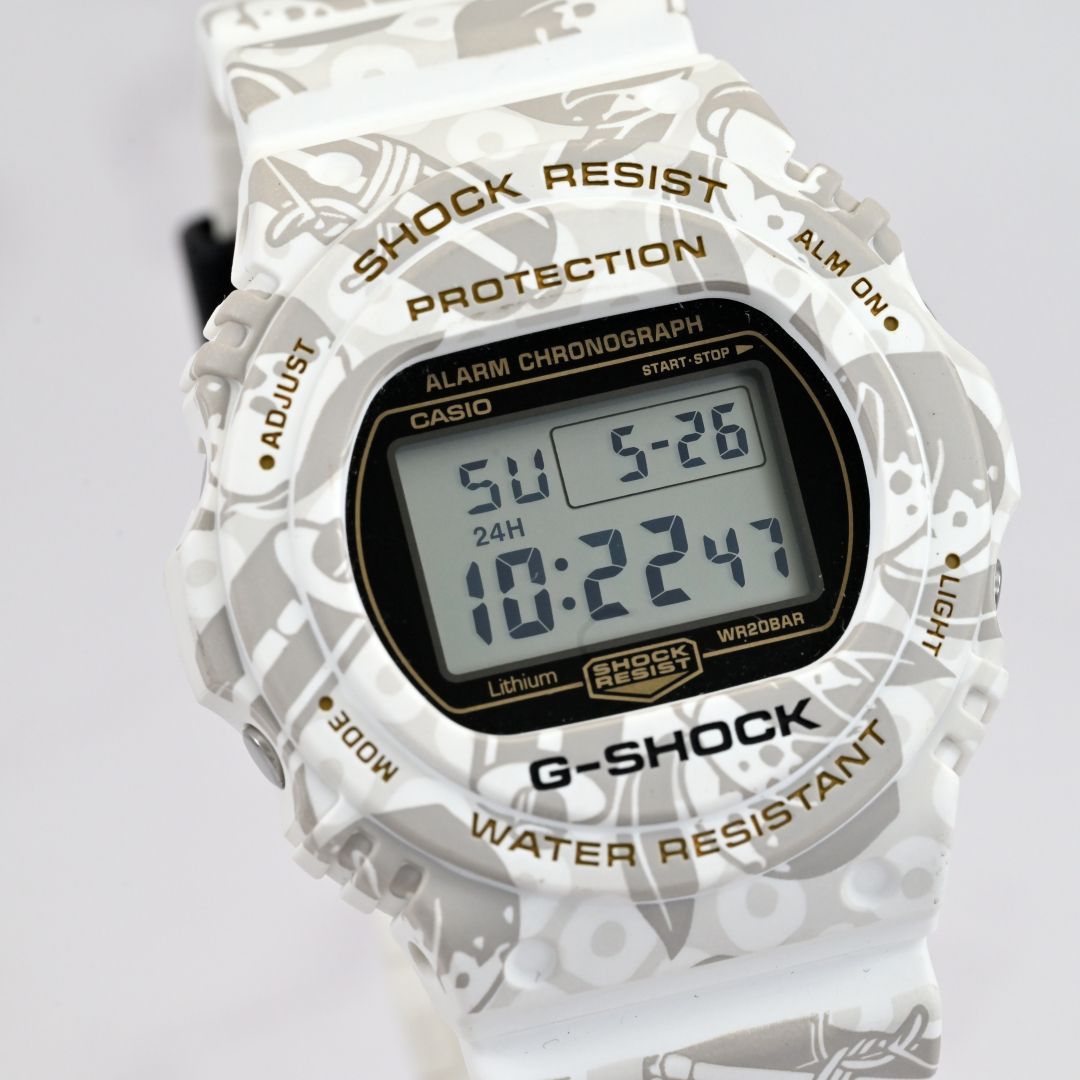 CASIO カシオ　G-SHOCK　Gショック　七福神シリーズ 寿老人　DW-5700SLG-7JR　腕時計　クォーツ　メンズ　　未使用品