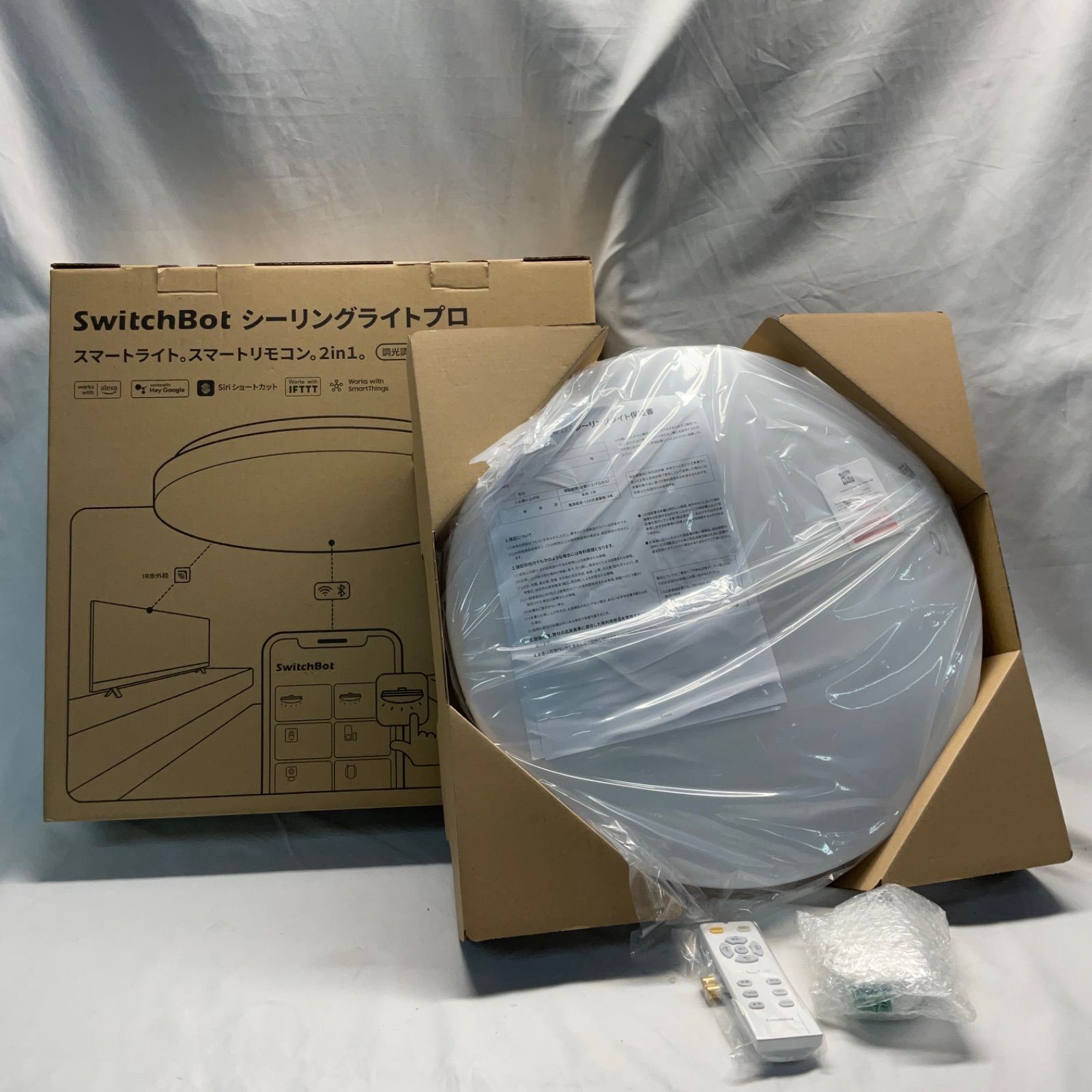 セット買い】SwitchBot LEDシーリングライトプロ 12畳 スマート