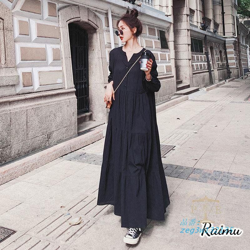 ビアズリー 23SS リネン シャンブレー ノースリーブ ロング ワンピース