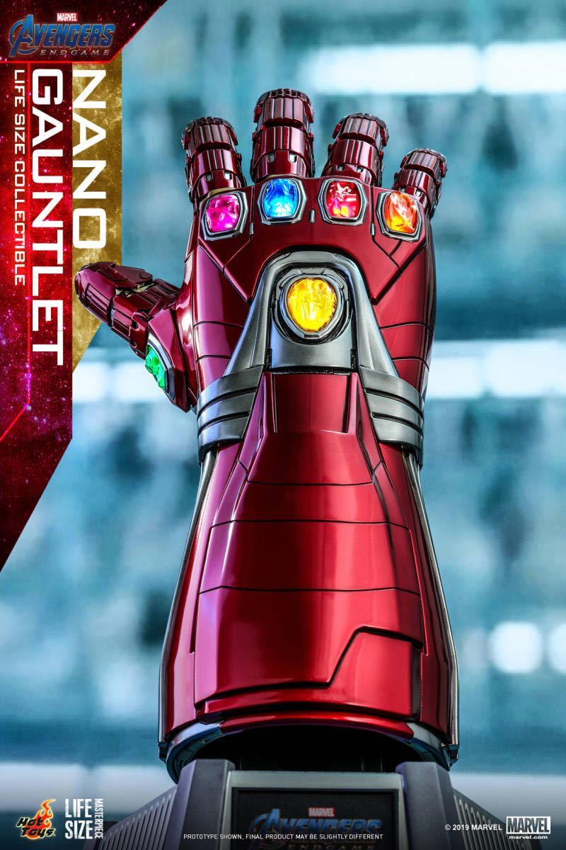 『アベンジャーズ/エンドゲーム』1/1 ナノ・ガントレット ホットトイズ ホットトイズ 1/1 アベンジャーズ エンドゲーム ナノ