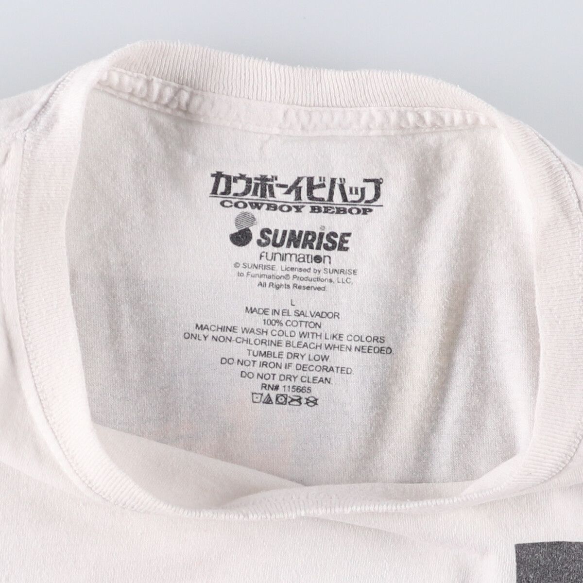 アニメ キャラクタープリントTシャツ