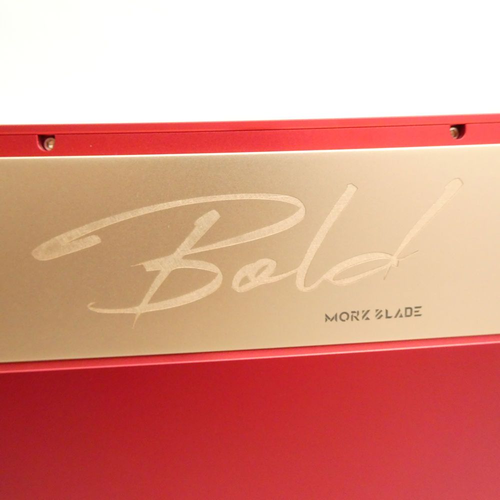 MORKBLADE BOLD TKL HE SCARLET SANDGOLD ラピッドトリガー ゲーミングキーボード 有線 テンキーレス 磁気式 PC HU1601 CHRISTIANNAURATH_COM_BR