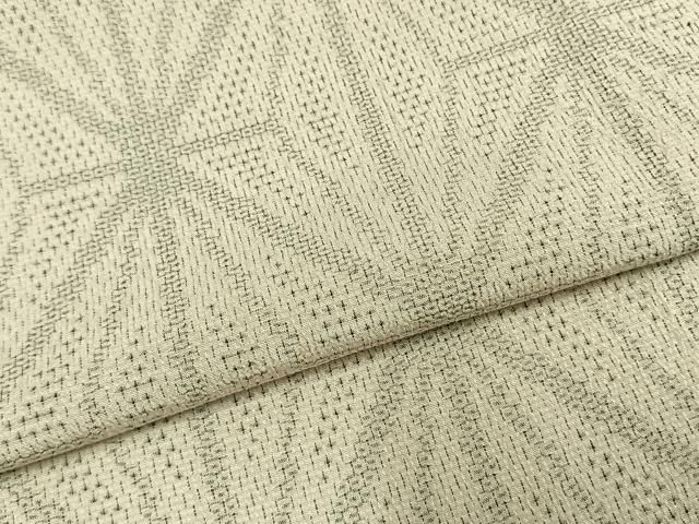 平和屋着物○男性 紬 アンサンブル 100亀甲 正絹 逸品 未使用  