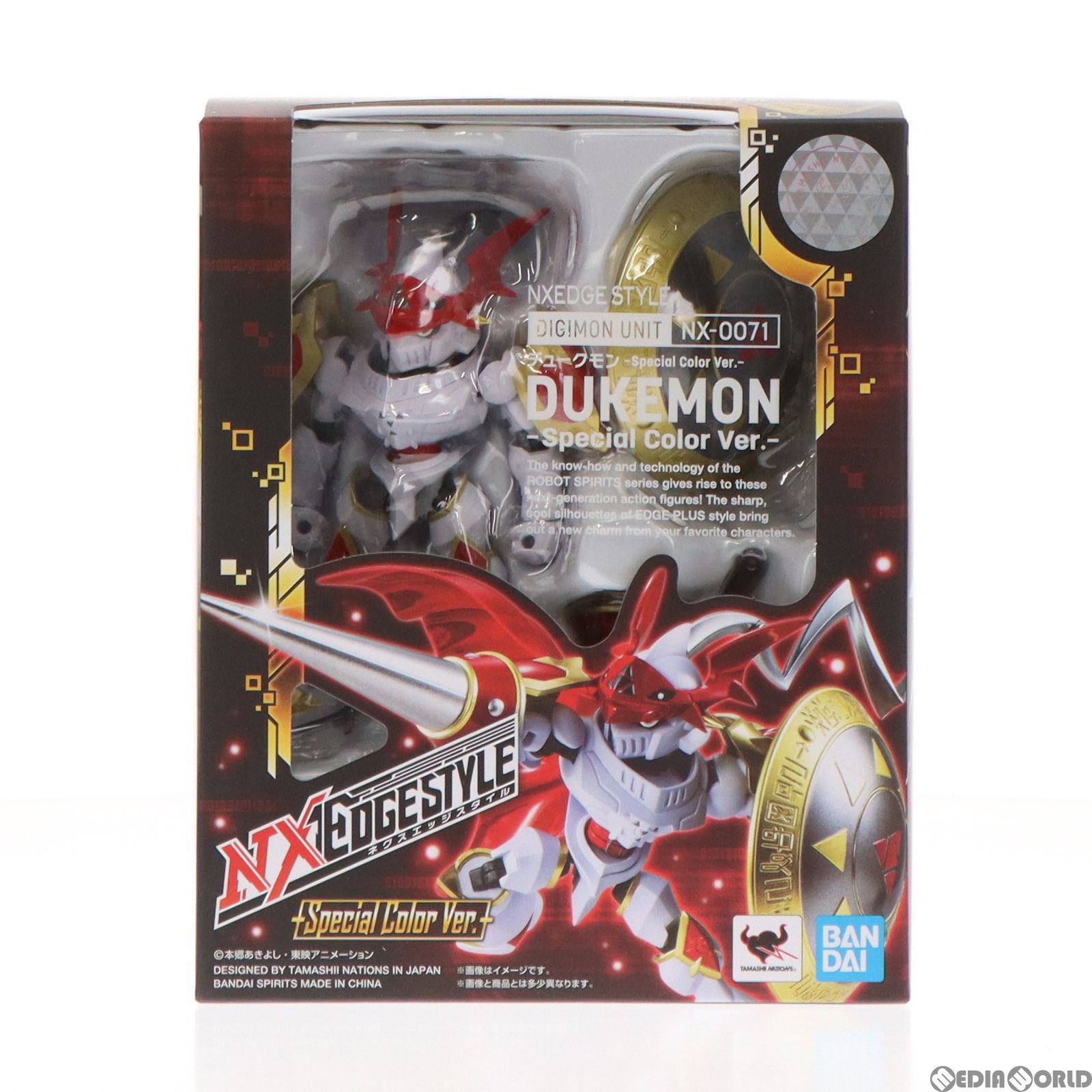 NXEDGE STYLE [DIGIMON UNIT] デュークモン -Special Color Ver.- デジモンアドベンチャー 完成品 可動フィギュア バンダイスピリッツ