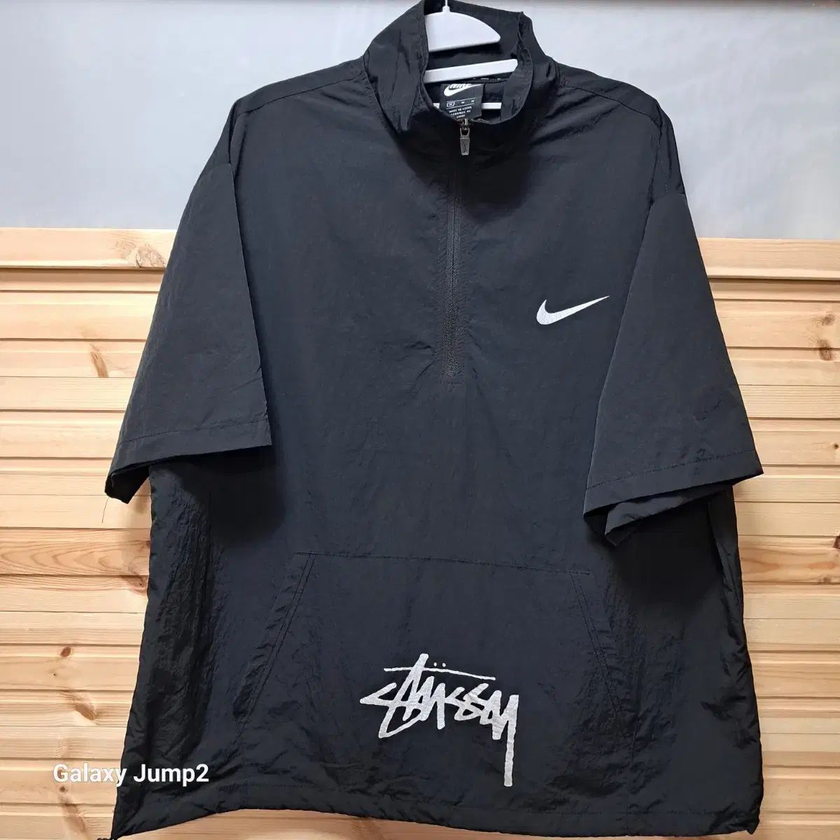 Nike Stooosh ショートスリーブウィンドブレーカーハーフジップアップ