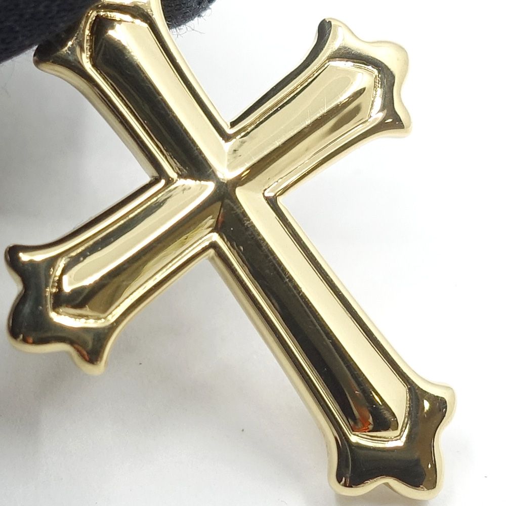 栄 ミキモト ペンダントトップ クロスモチーフ ジュエリー K18YG 約3.2g 女性 アクセサリー 超音波洗浄済 本体のみ