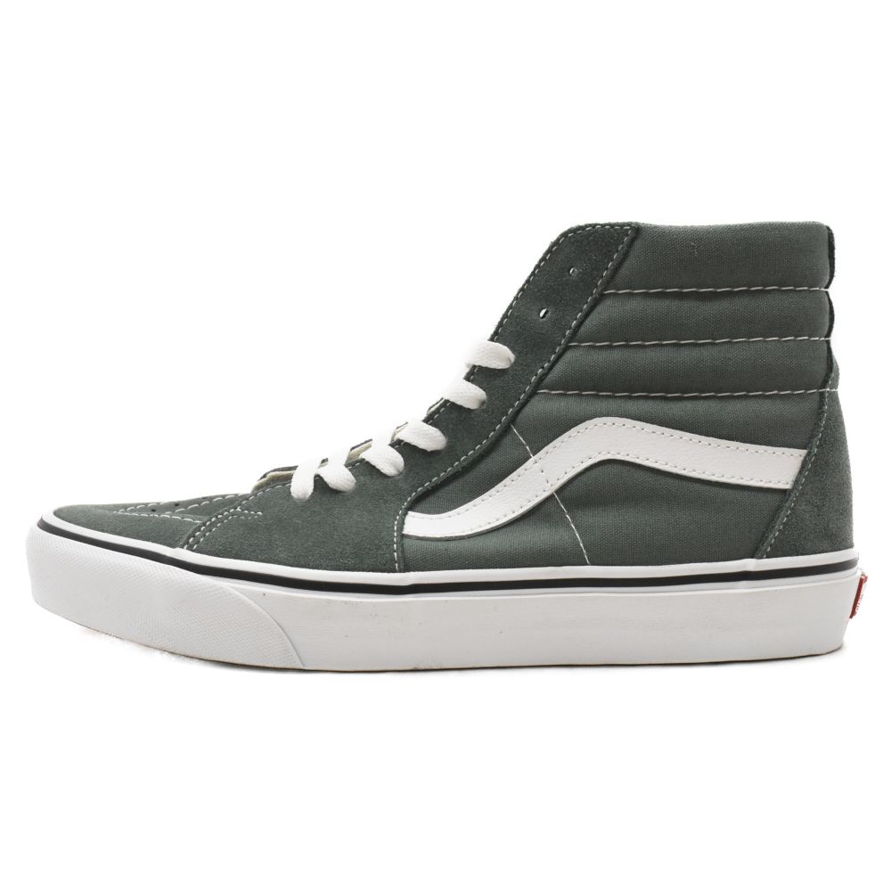 VANS (ヴァンズ) SK-8 HI スケートハイ ハイカットスニーカー US10.5/27.0cm グリーン 751505