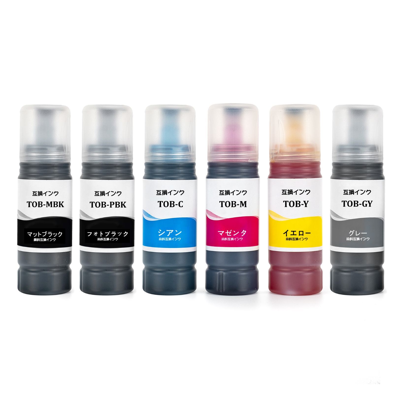 エプソン用インク トビバコ TOB6CL 6色入 互換品 EPSON - メルカリ エプソン用インク トビバコ TOB6CL 6色入 互換品 EPSON - メルカリ