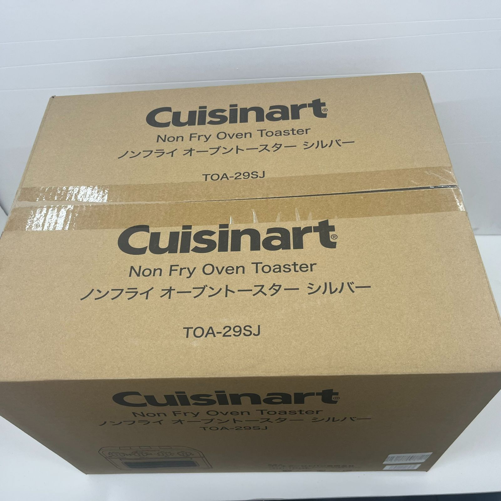 クイジナート Cuisinart ノンフライオーブントースター TOA-29SJ シルバー シンプル操作 ヘルシー調理 揚げ物 食パン4枚焼き レシピブック付属 スタイリッシュなデザイン 家電量販店 でんきち
