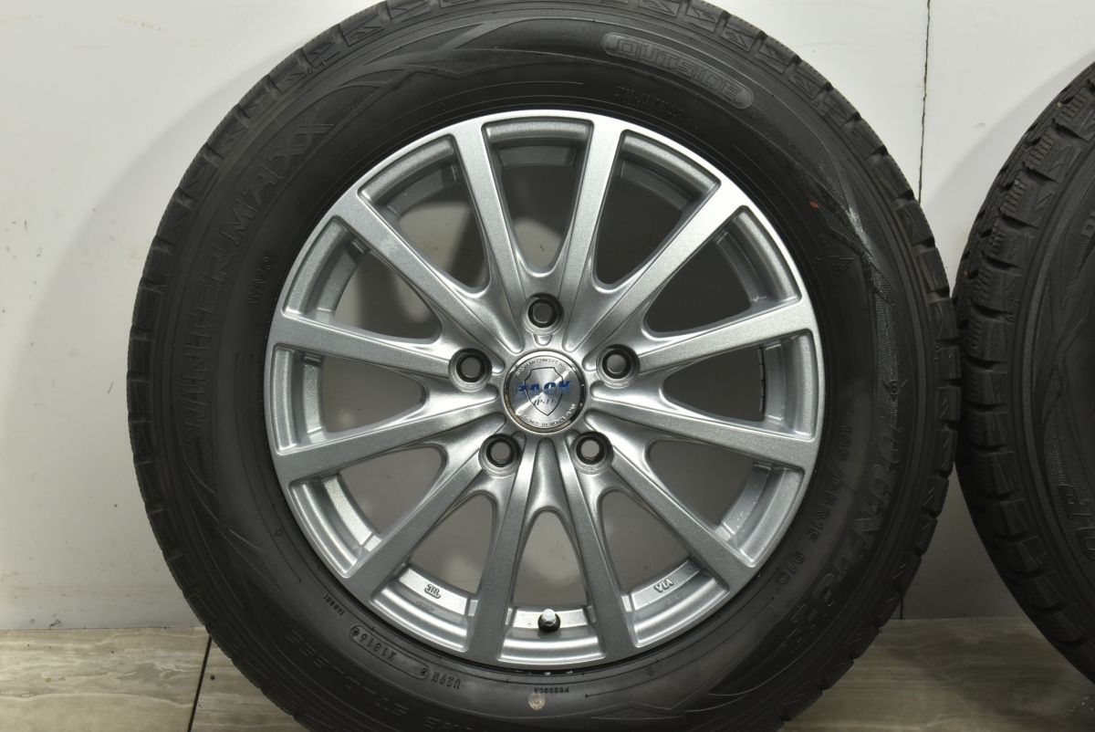 ノア ヴォクシーなどに】ZACK 15in 6J 節約 +53 PCD114.3 ダンロップ