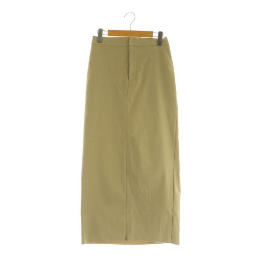 ガリャルダガランテ GALLARDAGALANTE 25SS CHIKAコラボ ZIPタイトスカート ロング ストレッチ PM ベージュ MY OS