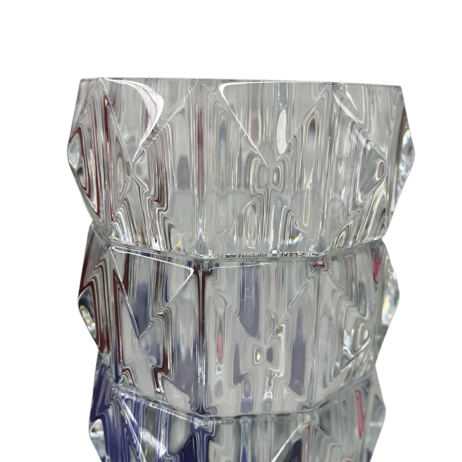 186000 現状品 Baccarat バカラ ルクソール ベース 花瓶 2813291 