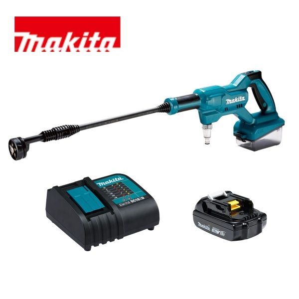 当店だけ バッテリー充電器も1年保証! マキタ 充電式洗浄機 MHW180DZ 18V コードレス 軽量バッテリー BL1815N 静音充電器 DC18SD フルセット 洗車 玄関周り サッシ ガーデニング 高圧洗浄 makita