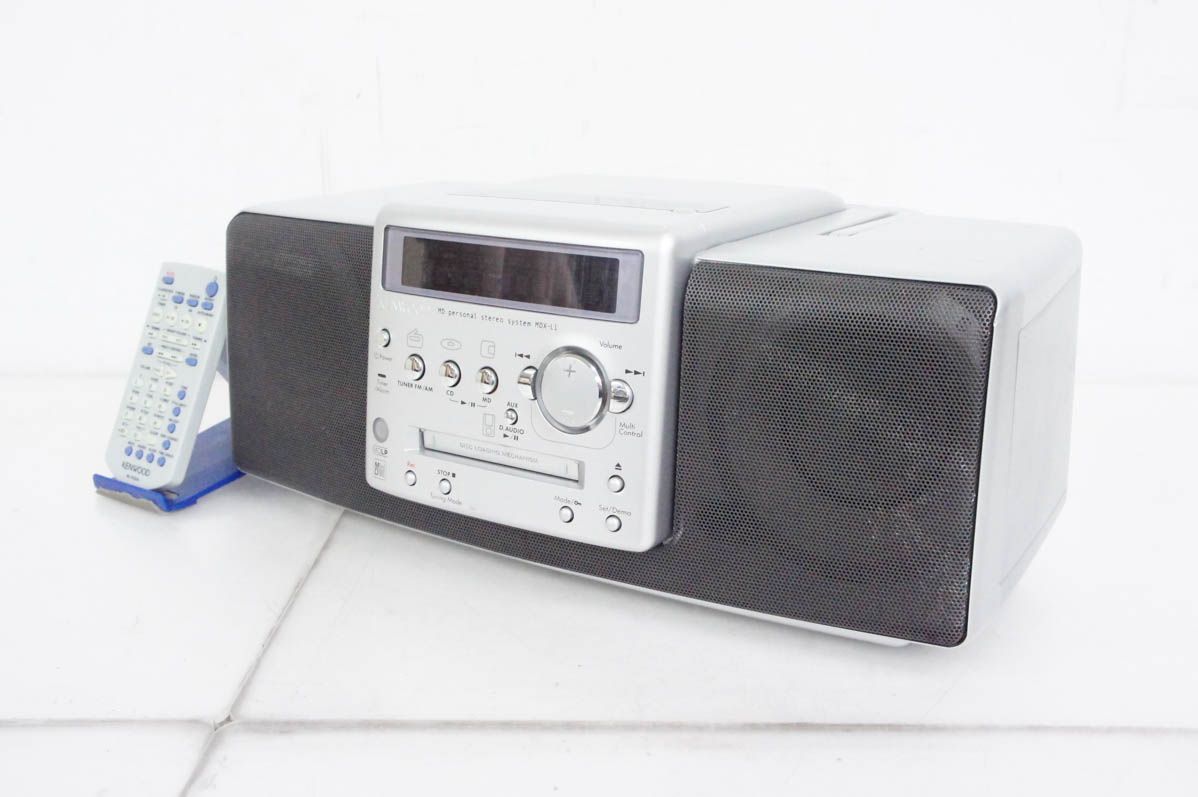 KENWOODケンウッド MDパーソナルステレオシステム CD MD ラジオ MDLP対応 MDX-L1