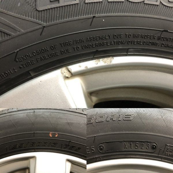 GOODYEAR EfficientGrip ECO 155/80R13】夏タイヤ【VIOLENTO 13インチ GOODYEAR EfficientGrip ECO 155/80R13】夏タイヤ【VIOLENTO 13インチ
