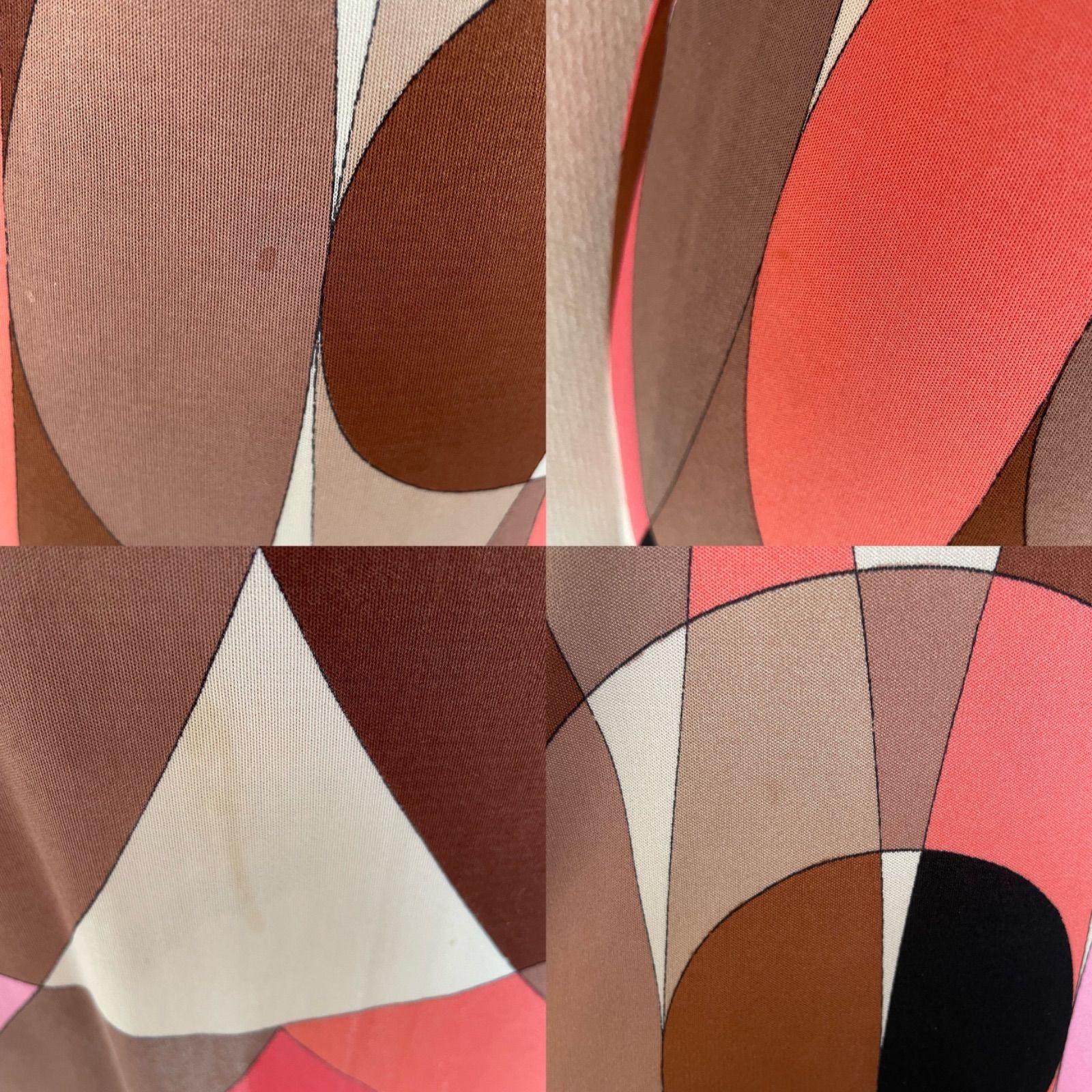 エミリオプッチ ヴィンテージ ワンピース ブラウン ピンク