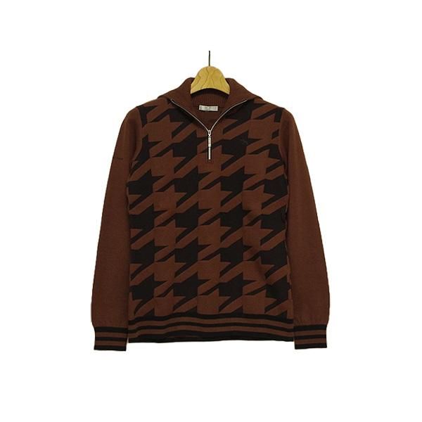 ハーフジップセーター