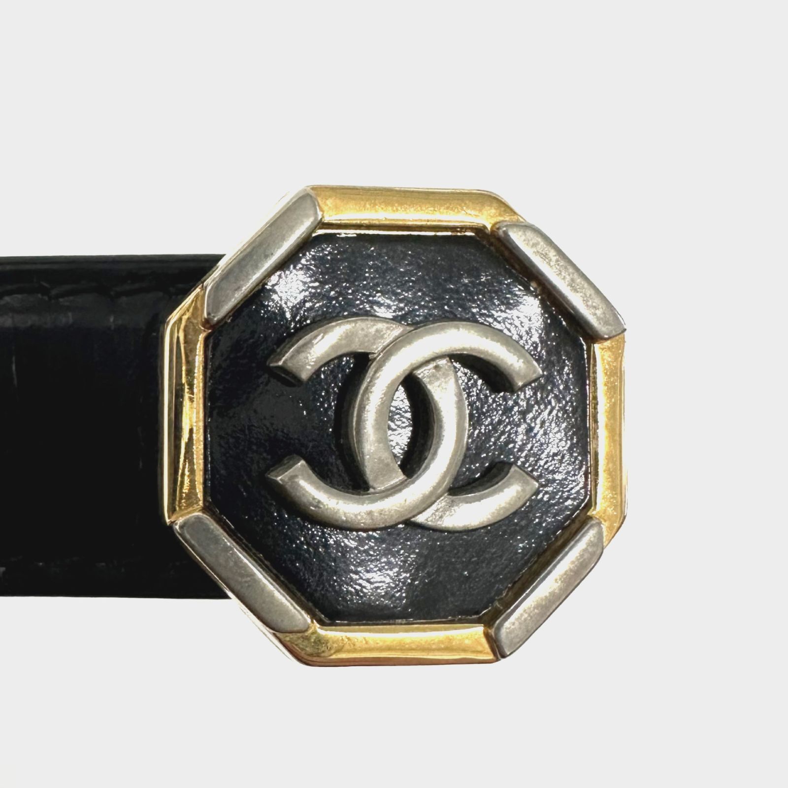 CHANEL シャネル ココマーク CCロゴ ベルト ブラック 70/28 - メルカリ