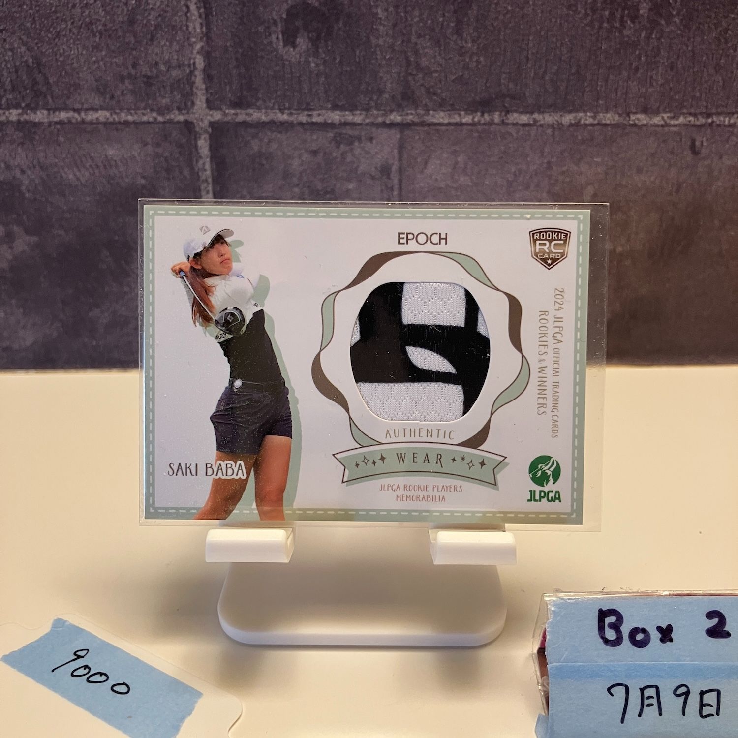 2025 EPOCH ROOKIES - WINNERS 馬場咲希 045 130 JLPGA パッチ RC ルーキー Rookie カード