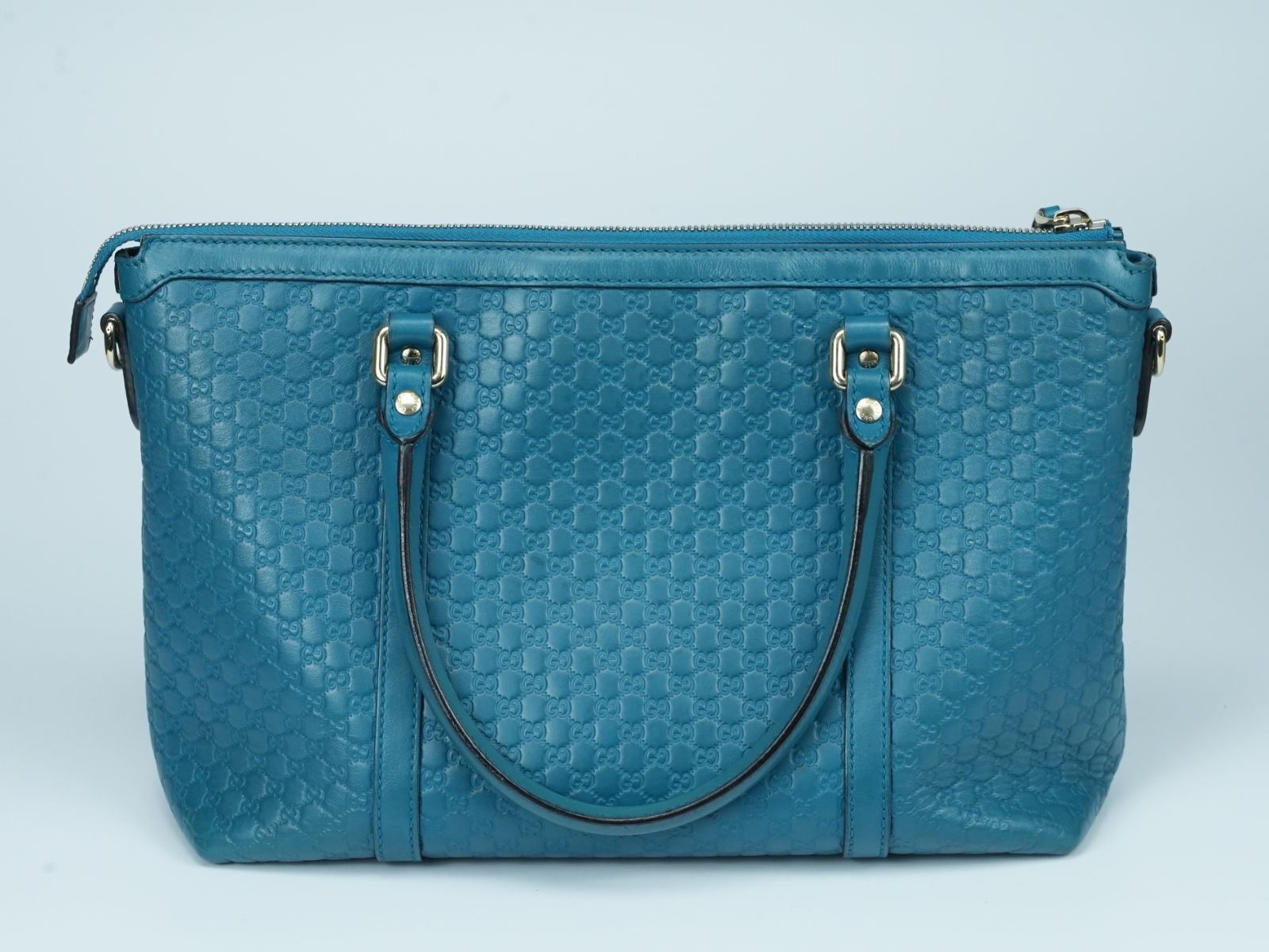 美品】GUCCI グッチ トートバッグ マイクロシマ GG柄 レザー