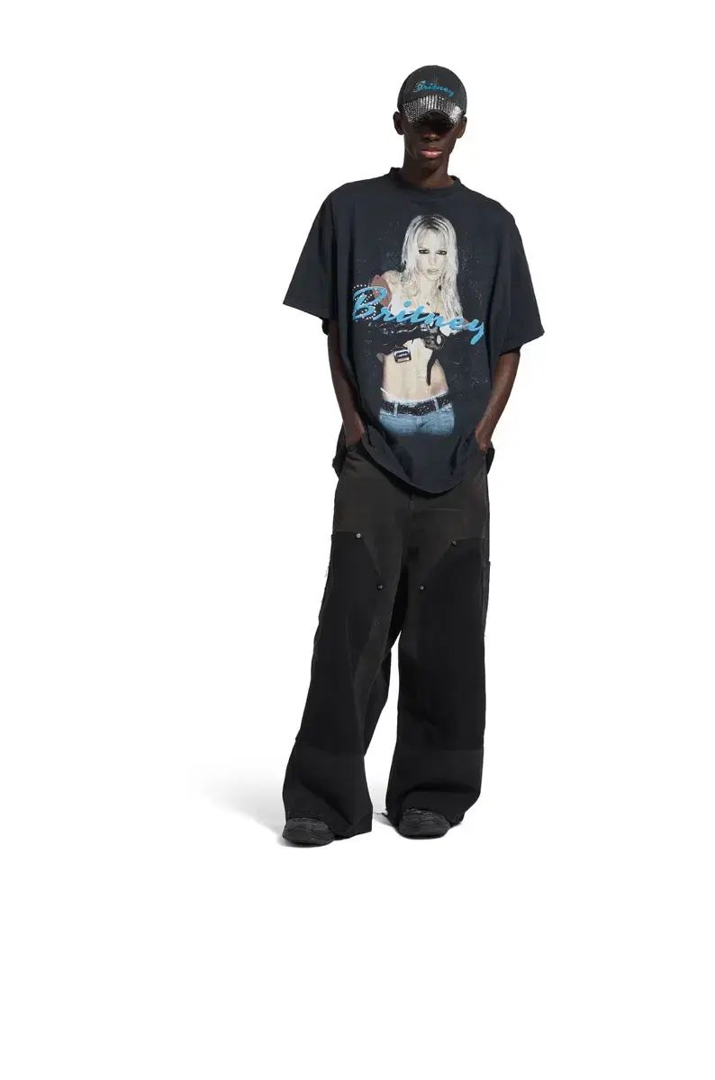 D*t様 L BALENCIAGA(バレンシアガ) ブリトニー 槍 シリーズ T L BALENCIAGA(バレンシアガ) ブリトニー 槍 シリーズ オーバーサイズ T