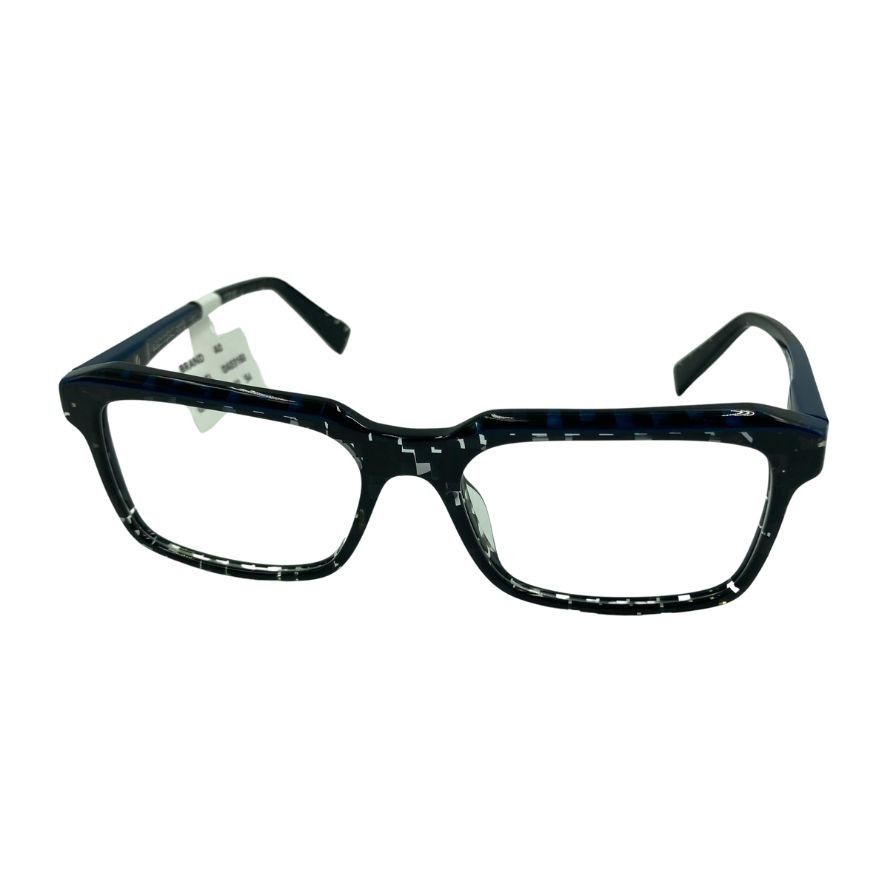 アランミクリ メガネ A03168 ブラック×ブルー 総柄【AFI2】 - メルカリ 
