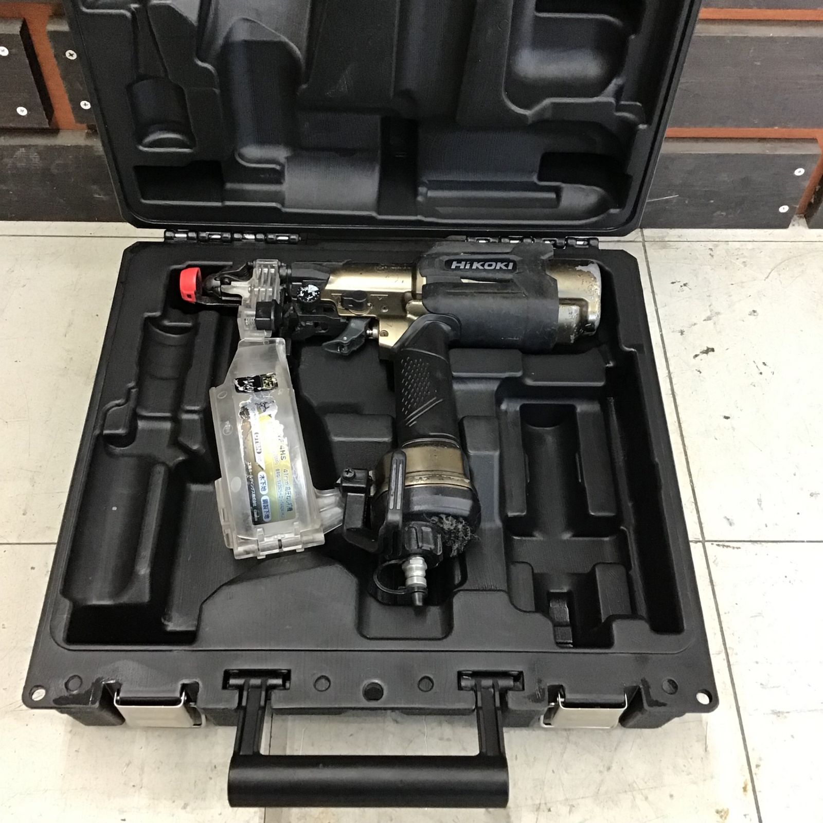 【品】 ハイコーキ/HIKOKI ※旧:日立工機 高圧エアネジ打ち機 WF4HS 【鴻巣店】