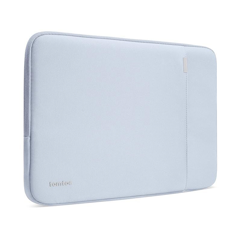 tomtoc 360保護 パソコンケース 14インチ MacBook Pro M3/M2/M1 2023-2021専用 全方位耐衝撃 ノートPCケース スリーブ ラップトップインナーバッグ 軽量 撥水加工 ミスティブルー 0