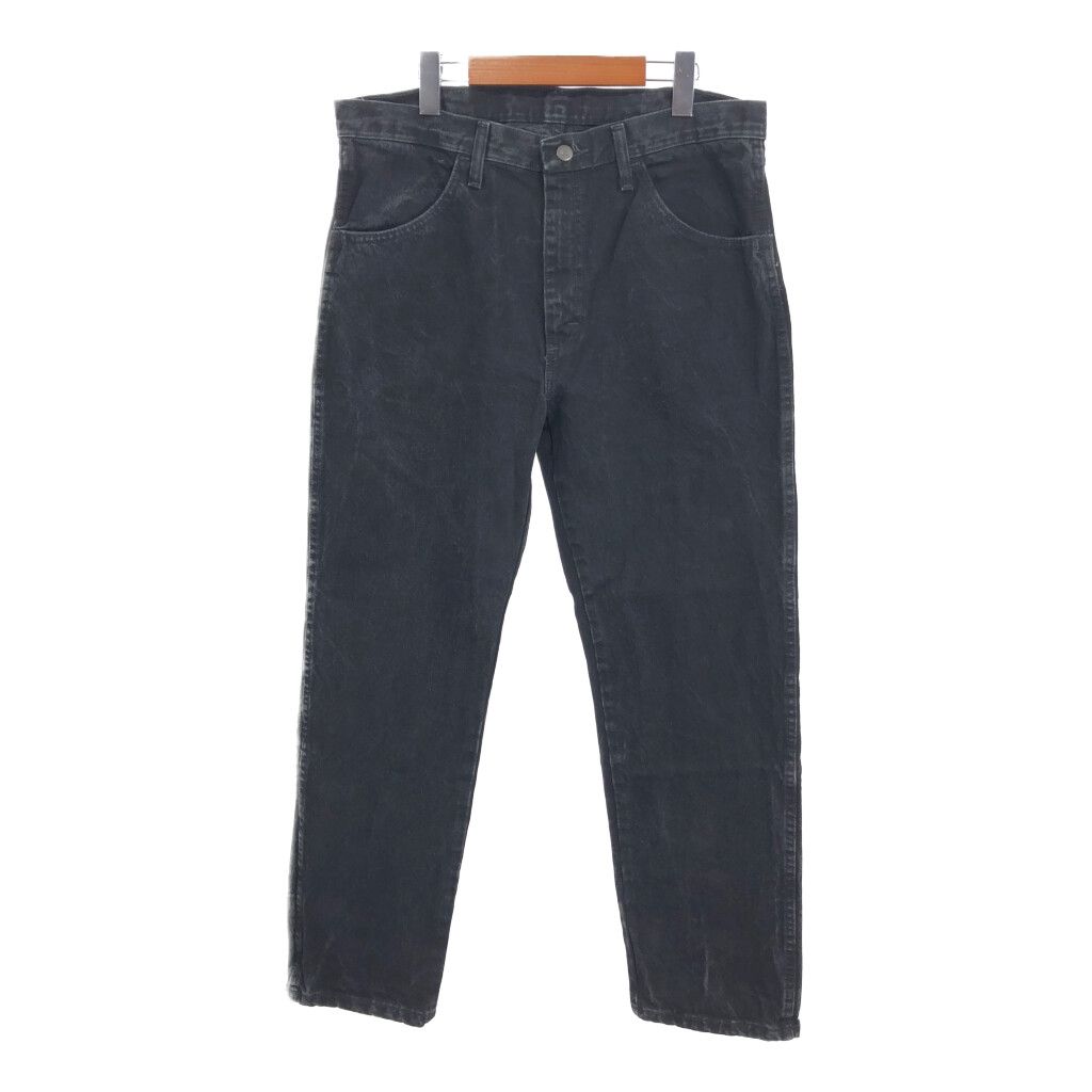 RUSTLER ラスラー デニムパンツ ブラック (メンズ W34 L30) 中古 古着 R1512